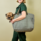 The Everything Everywhere Bag (Houndstooth-Forest)