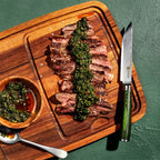 Damascus Steel Steak Knife Set, 4-pc (Green)