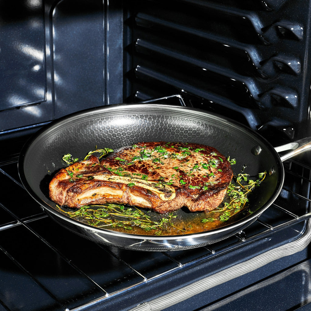 Hybrid Fry Pan with Lid, 12"